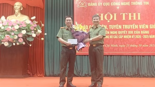 Thiếu tá Công an đoạt giải Nhất Hội thi Báo cáo viên, Tuyên truyền viên giỏi tỉnh Quảng Nam ảnh 2