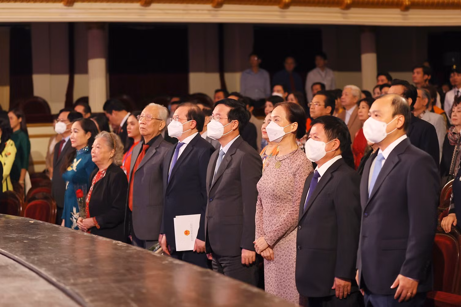 Nghệ sĩ tưng bừng kỷ niệm 100 năm sân khấu kịch nói Việt Nam -0