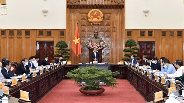 Thủ tướng Phạm Minh Chính chủ trì phiên họp Chính phủ thường kỳ tháng 10/2021 ảnh 3