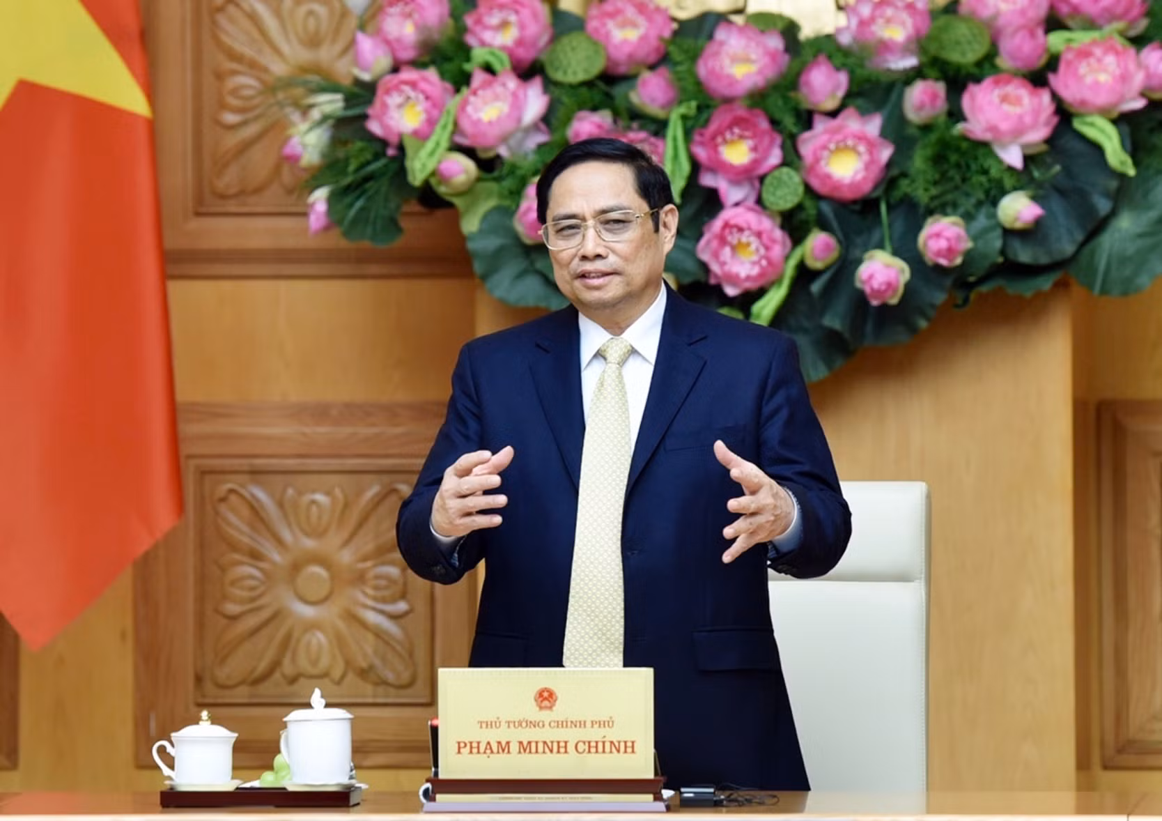 Thủ tướng Phạm Minh Chính tiếp Đại diện các tổ chức của LHQ tại Việt Nam -0
