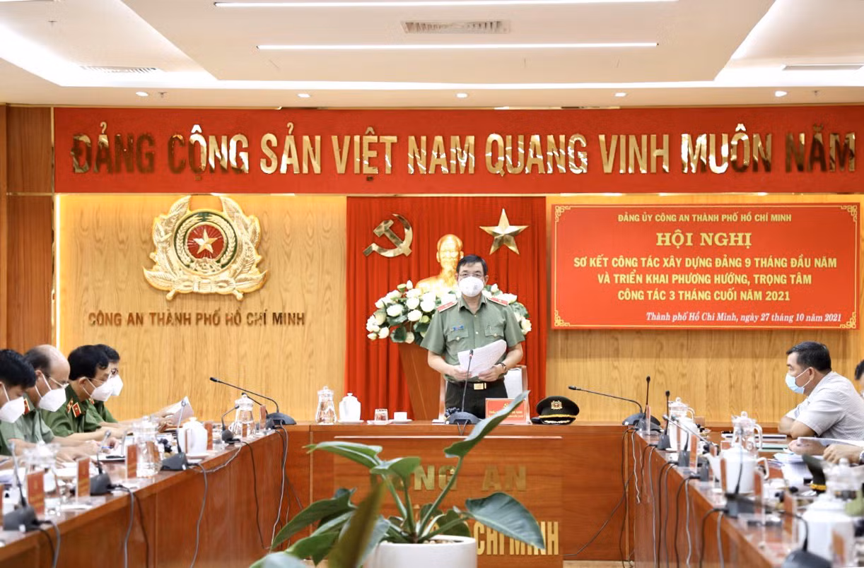 Đảng ủy Công an TP Hồ Chí Minh sơ kết công tác xây dựng Đảng -0