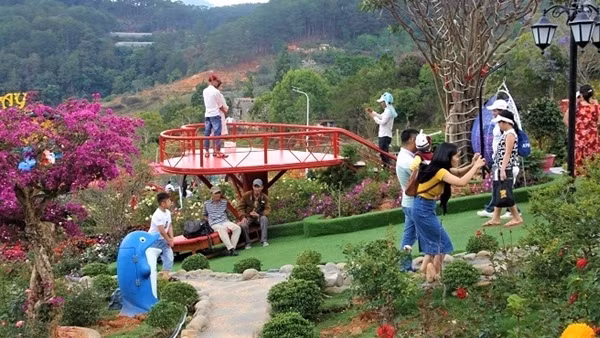 Du khách đến Đà Lạt tăng mạnh ảnh 2