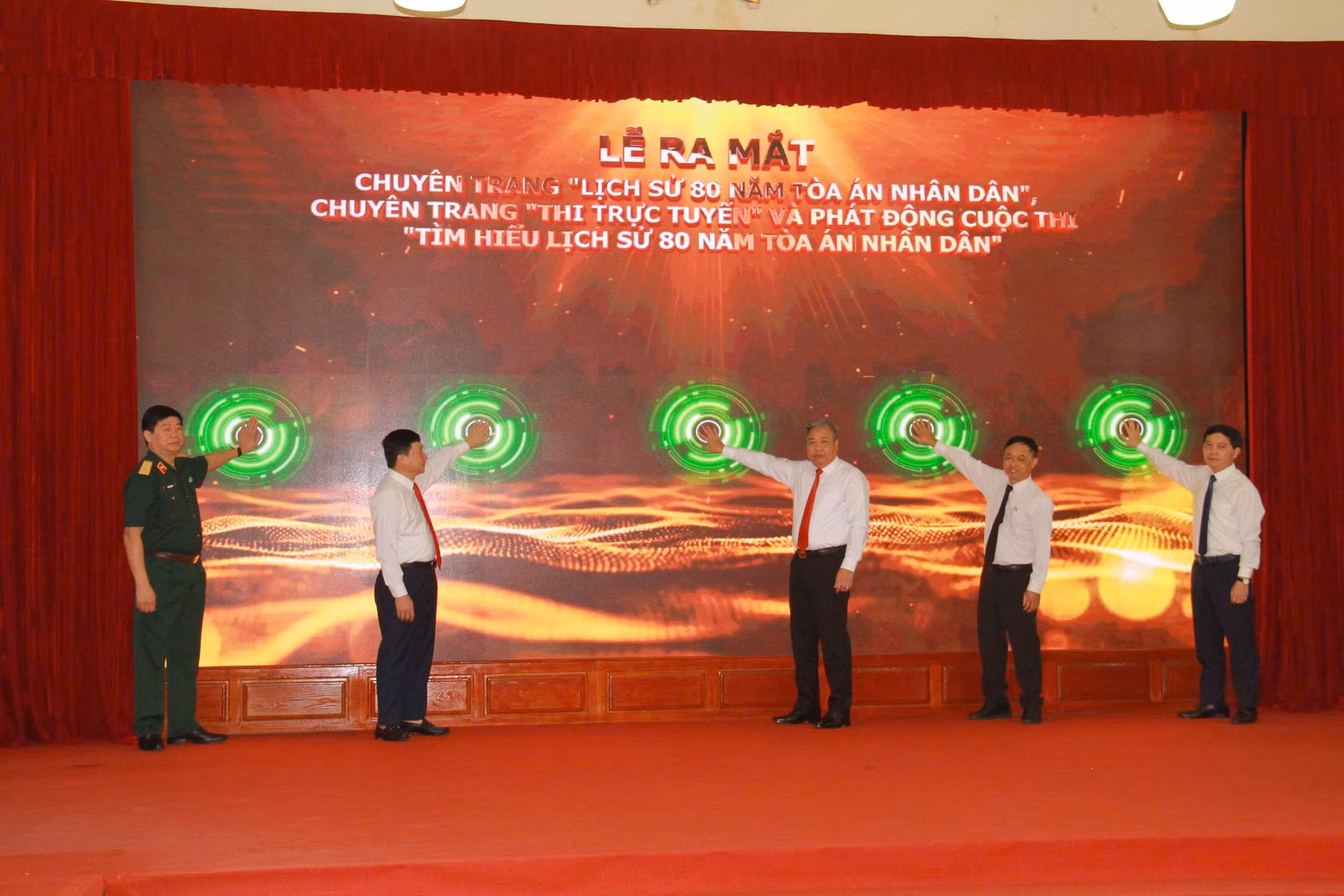Lễ ra mắt chuyên trang đặc biệt “Lịch sử 80 năm TAND” và phát động cuộc thi “Tìm hiểu lịch sử 80 năm TAND” -0