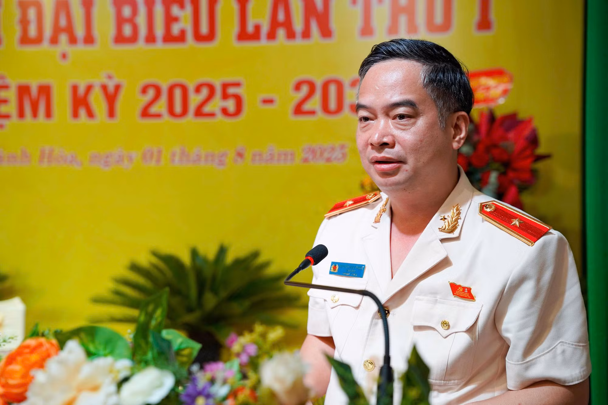 Thứ trưởng Lê Quốc Hùng dự Đại hội Đảng bộ Công an tỉnh Khánh Hòa lấn thứ nhất, nhiệm kỳ 2025-2030 -0