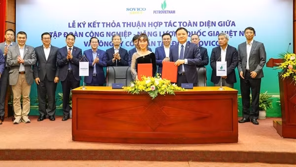 Petrovietnam hợp tác toàn diện với SOVICO: Động lực mới cho phát triển năng lượng và kinh tế