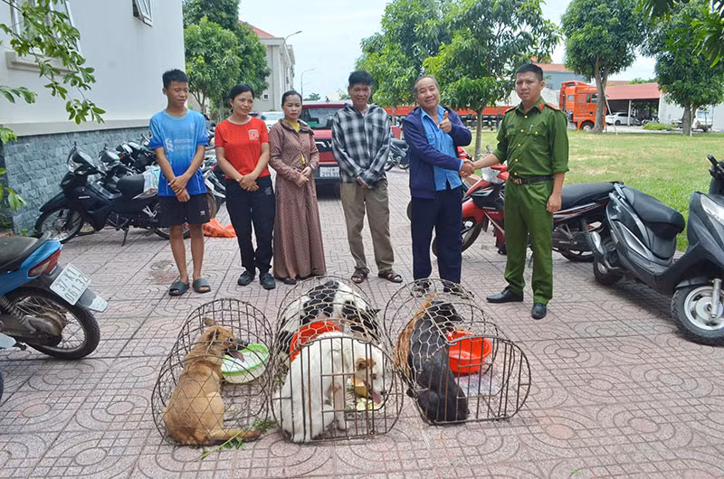 Công an Nghệ An triệt xóa ổ nhóm trộm có hung khí, trộm và tiêu thụ hơn 2 tấn chó -0