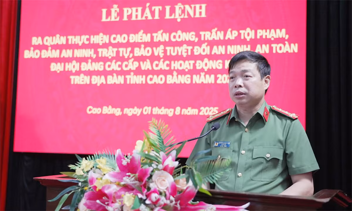 Công an các địa phương ra quân cao điểm tấn công trấn áp tội phạm -0