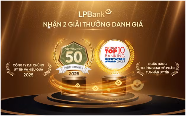 LPBank thăng hạng trong hai giải thưởng uy tín năm 2025 -0