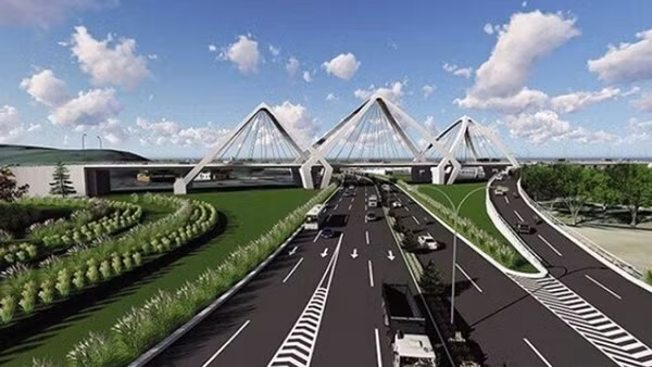 Đường cao tốc trên cao Vành đai 4 - Vùng Thủ đô có thời gian thi công 2 năm