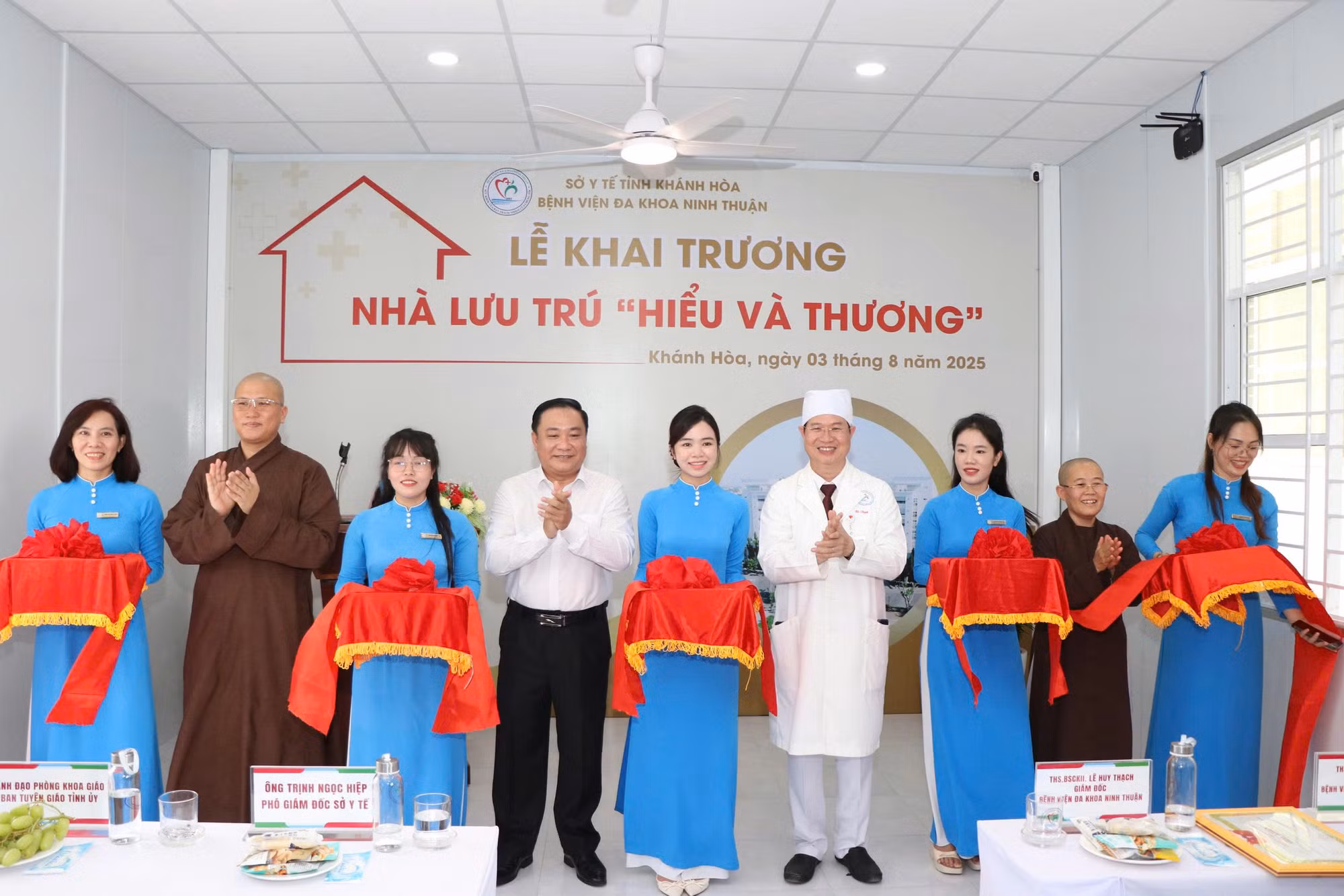 Khai trương nhà lưu trú miễn phí tại Bệnh viện Đa khoa Ninh Thuận -0