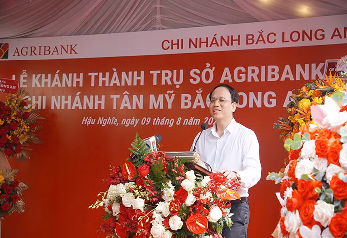 Khánh thành trụ sở Agribank Chi nhánh Tân Mỹ Bắc Long An -1