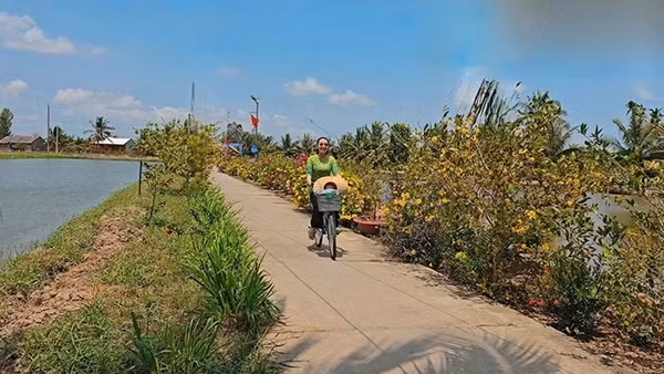 Thú vị với du lịch “thuận thiên” ở đồng bằng sông Cửu Long