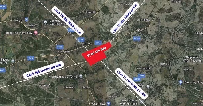 Hà Nội tăng thêm 1.036 tỷ kinh phí giải phóng mặt bằng tuyến đường kết nối tới sân bay Gia Bình -0
