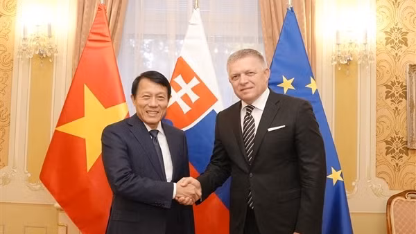 Thủ tướng Slovakia Robert Fico tiếp Bộ trưởng Lương Tam Quang