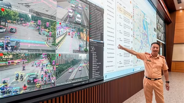 Cận cảnh hệ thống camera AI&nbsp;giám sát, trị thói giao thông "bừa ẩu" trên đường