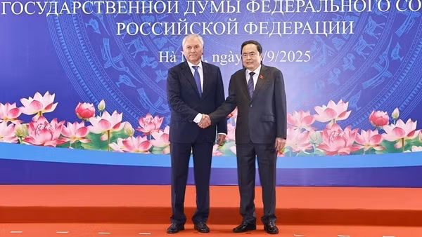 Chủ tịch Quốc hội Trần Thanh Mẫn hội đàm Chủ tịch Đuma Quốc gia Quốc hội Liên bang Nga