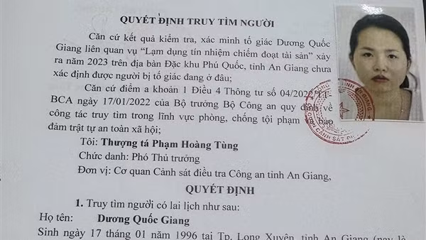 Truy tìm chủ hụi ở Phú Quốc bị tố chiếm đoạt 25 dây hụi khoảng 4 tỷ đồng