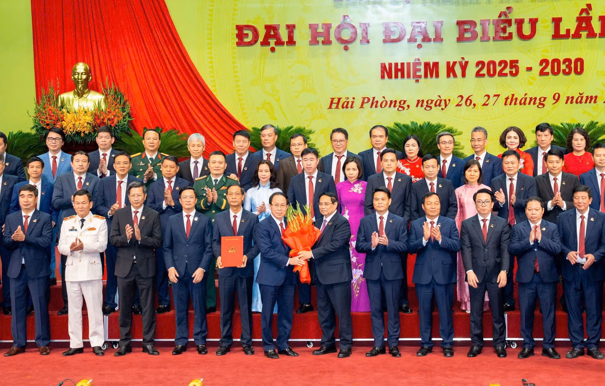 Thủ tướng Phạm Minh Chính dự, chỉ đạo Đại hội Đảng bộ TP Hải Phòng lần thứ I -0