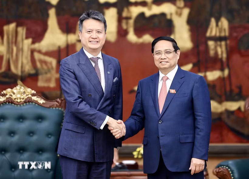 Thủ tướng tiếp Tổng Giám đốc Tổ chức Sở hữu trí tuệ thế giới Daren Tang -0