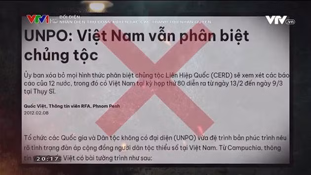 Lại mượn danh vấn đề nhân quyền để thông tin, đánh giá sai lệch -0