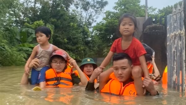 Lực lượng Công an ứng phó bão Ragasa
