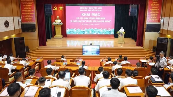 Tập huấn sử dụng phần mềm tổ chức Cuộc thi trực tuyến “Em yêu biển đảo quê hương”
