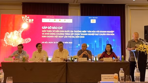Xét công nhận doanh nghiệp đạt chuẩn văn hoá kinh doanh Việt Nam năm 2023