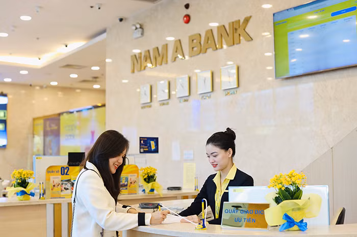 Nam A Bank- tăng trưởng -0