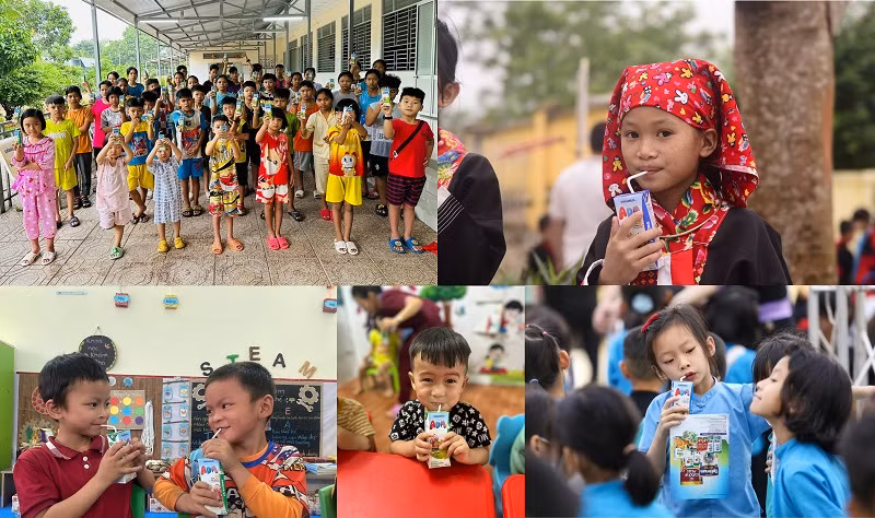 Quỹ sữa Vươn cao Việt Nam 2023: Hơn 1 triệu hộp sữa cho ngày tựu trường -0