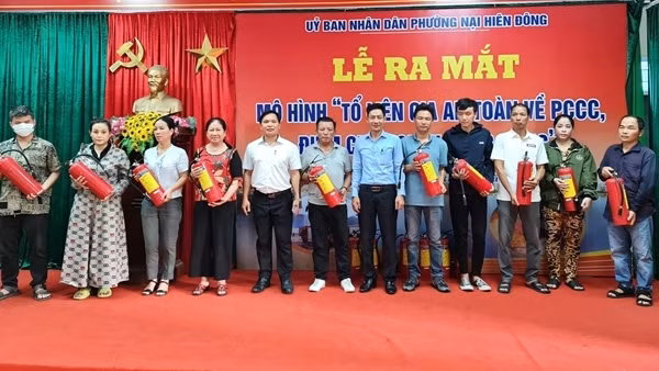 Hiệu quả từ mô hình “Tổ liên gia an toàn PCCC” và “Điểm chữa cháy công cộng”