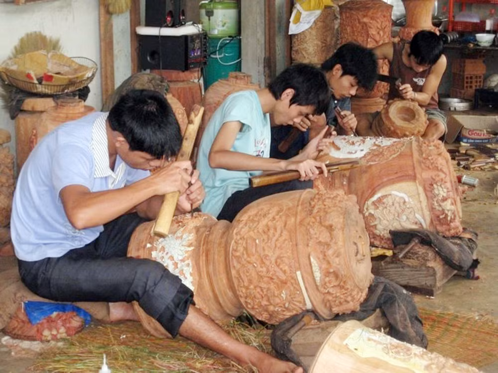 một trong các yếu tố mà du khách muốn đén với du lịch thông thôn là được găp các nghệ nhân giỏi-ảnh hội nông dân việt nam.jpg -0
