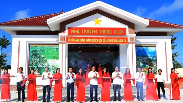 Khánh thành Di tích lịch sử cấp quốc gia Làng K130