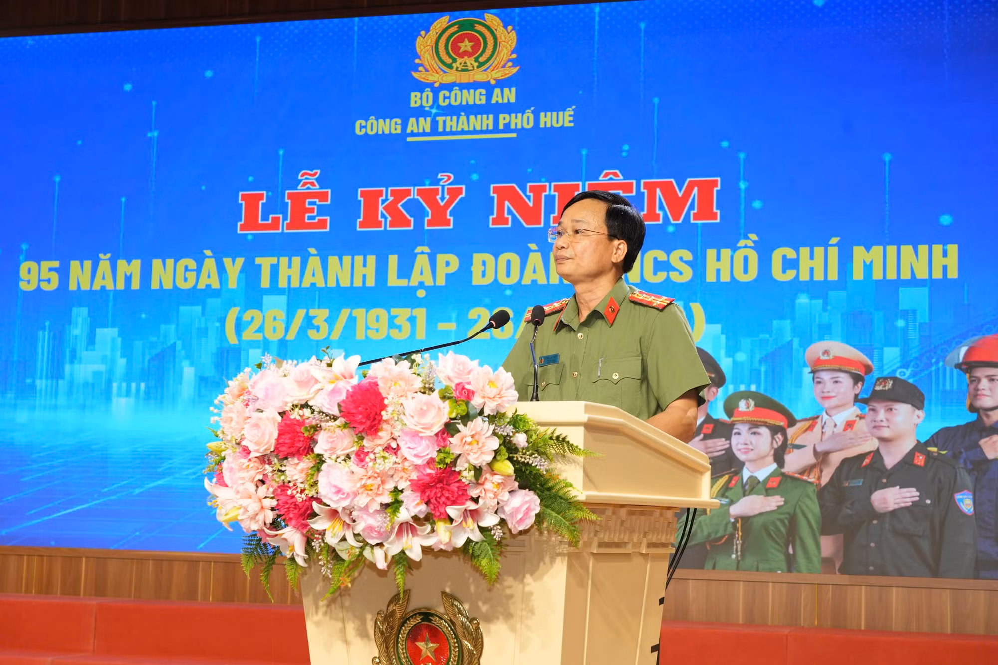 Công an TP Huế tuyên dương nhiều tập thể, cá nhân tiêu biểu trong phong trào thanh niên -0