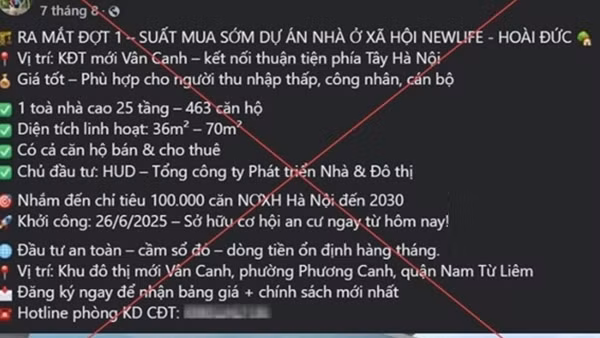 Xử phạt các đối tượng rao bán “suất ngoại giao”, “suất nội bộ” nhà ở xã hội