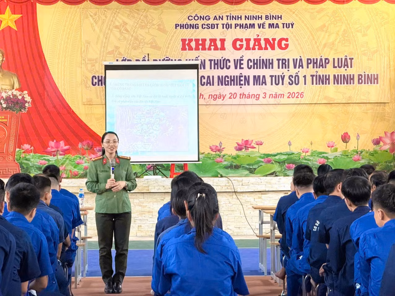Bồi dưỡng kiến thức cho học viên cơ sở cai nghiện ma tuý -0
