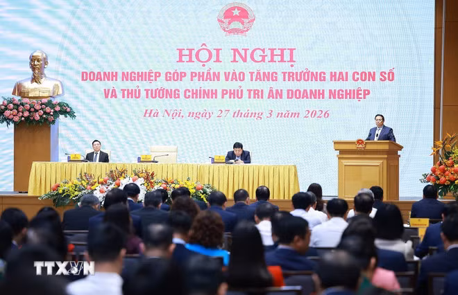 Thủ tướng chủ trì hội nghị về tăng trưởng hai con số và tri ân doanh nghiệp -0