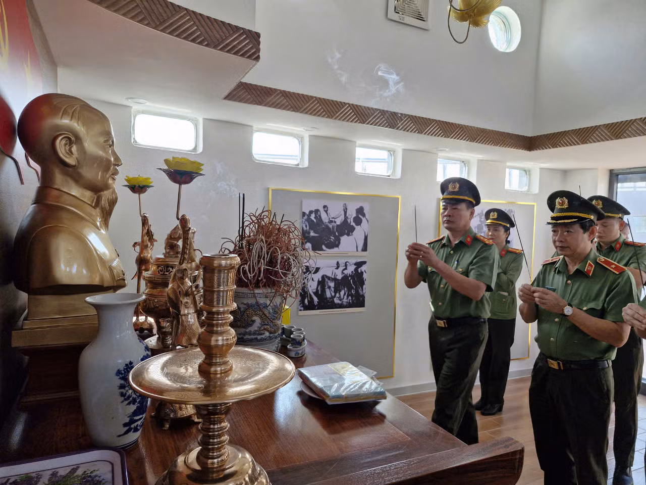 Cụm thi đua số 7, Bộ Công an sinh hoạt chính trị tại tỉnh Thanh Hoá -0