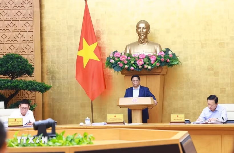 Thủ tướng Phạm Minh Chính chủ trì phiên họp Chính phủ thường kỳ tháng 10/2024 -0