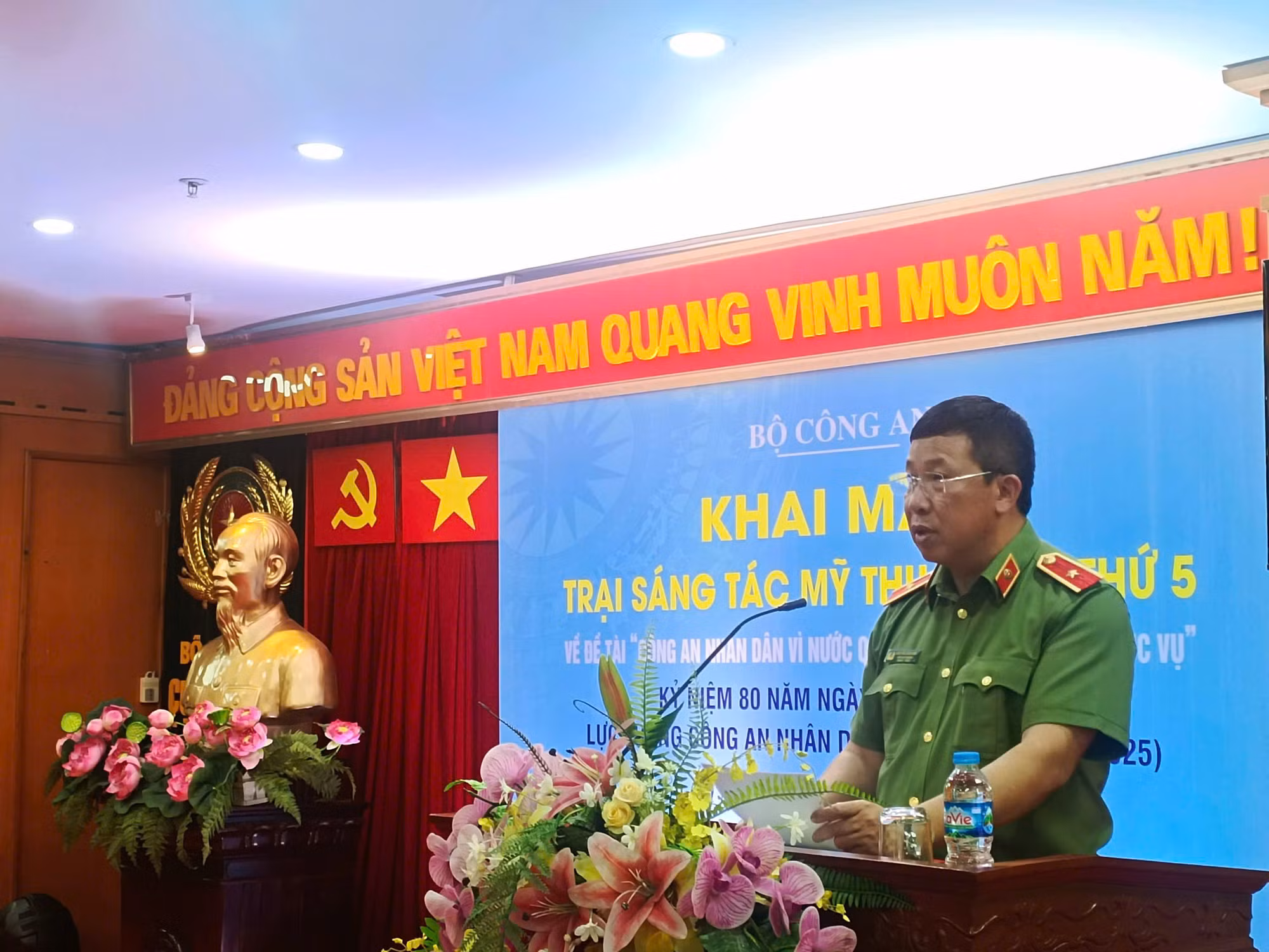 Khai mạc Trại sáng tác Mỹ thuật “Công an nhân dân vì nước quên thân vì dân phục vụ” lần 5 -0