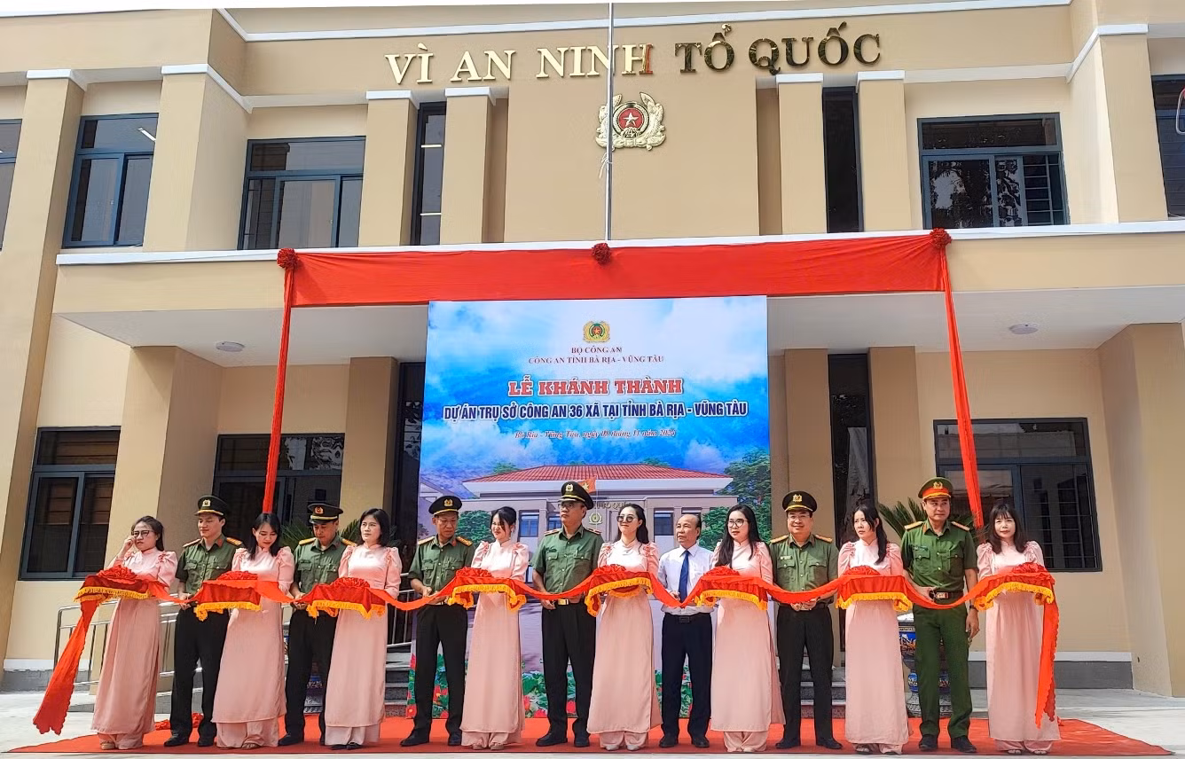 Bà Rịa-Vũng Tàu: Đầu tư xây dựng trụ sở Công an xã chính quy về đích sớm 1 năm -1