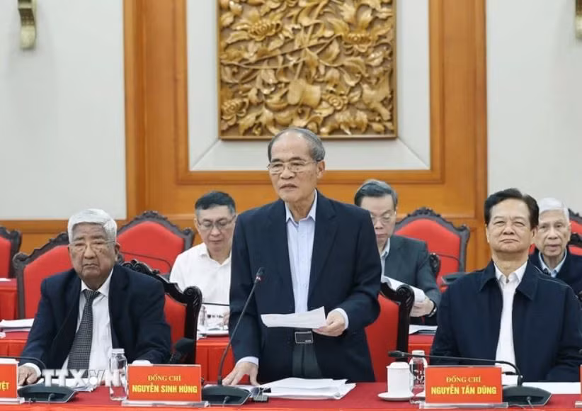 Nguyên lãnh đạo Đảng và Nhà nước góp ý kiến vào các dự thảo văn kiện của Đảng -0