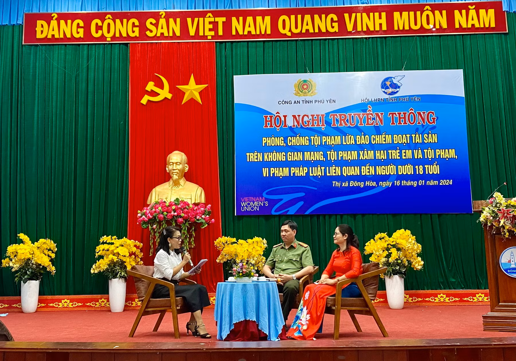 Công an - Hội Liên hiệp Phụ nữ tỉnh Phú Yên tổ chức Hội nghị truyền thông phòng, chống tội phạm -0