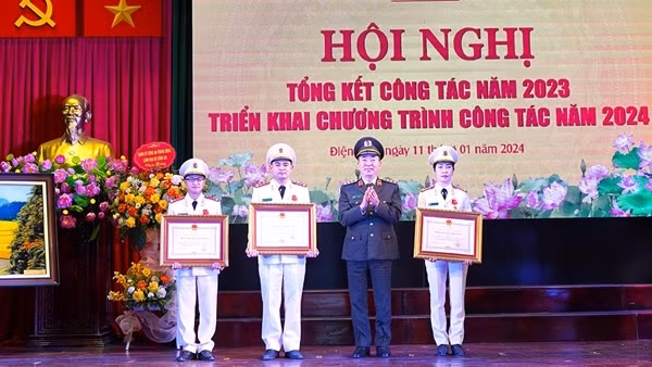 Công an tỉnh Điện Biên: Hoàn thành vượt mức nhiều chỉ tiêu công tác