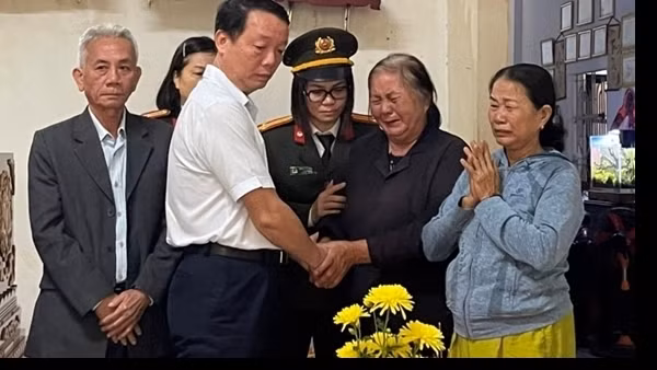 Tiếc thương cán bộ Công an phường dũng cảm hy sinh khi làm nhiệm vụ ngày cận Tết