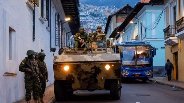 Ecuador đang trong tình trạng chiến tranh