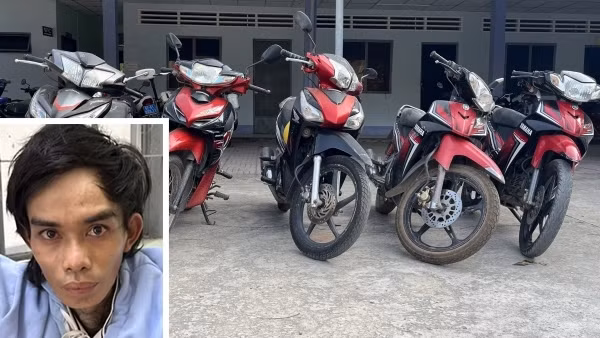 Cặp vợ chồng thực hiện hàng loạt vụ trộm xe máy