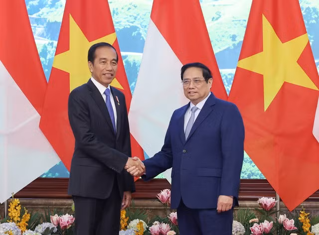 Thủ tướng Phạm Minh Chính hội kiến với Tổng thống Indonesia Joko Widodo -0