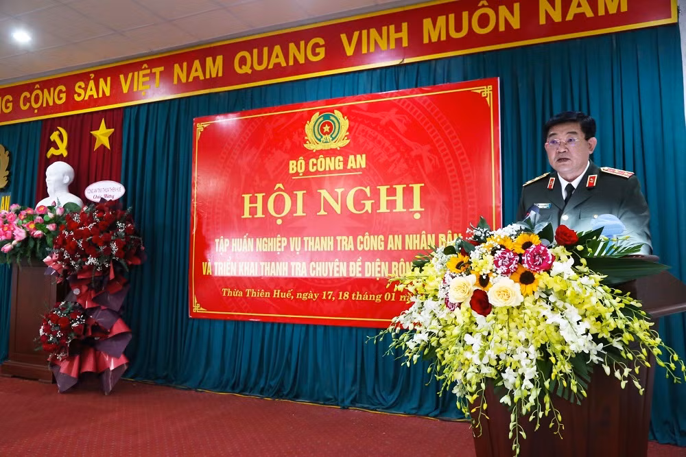 Tập huấn nghiệp vụ thanh tra CAND năm 2024 -0