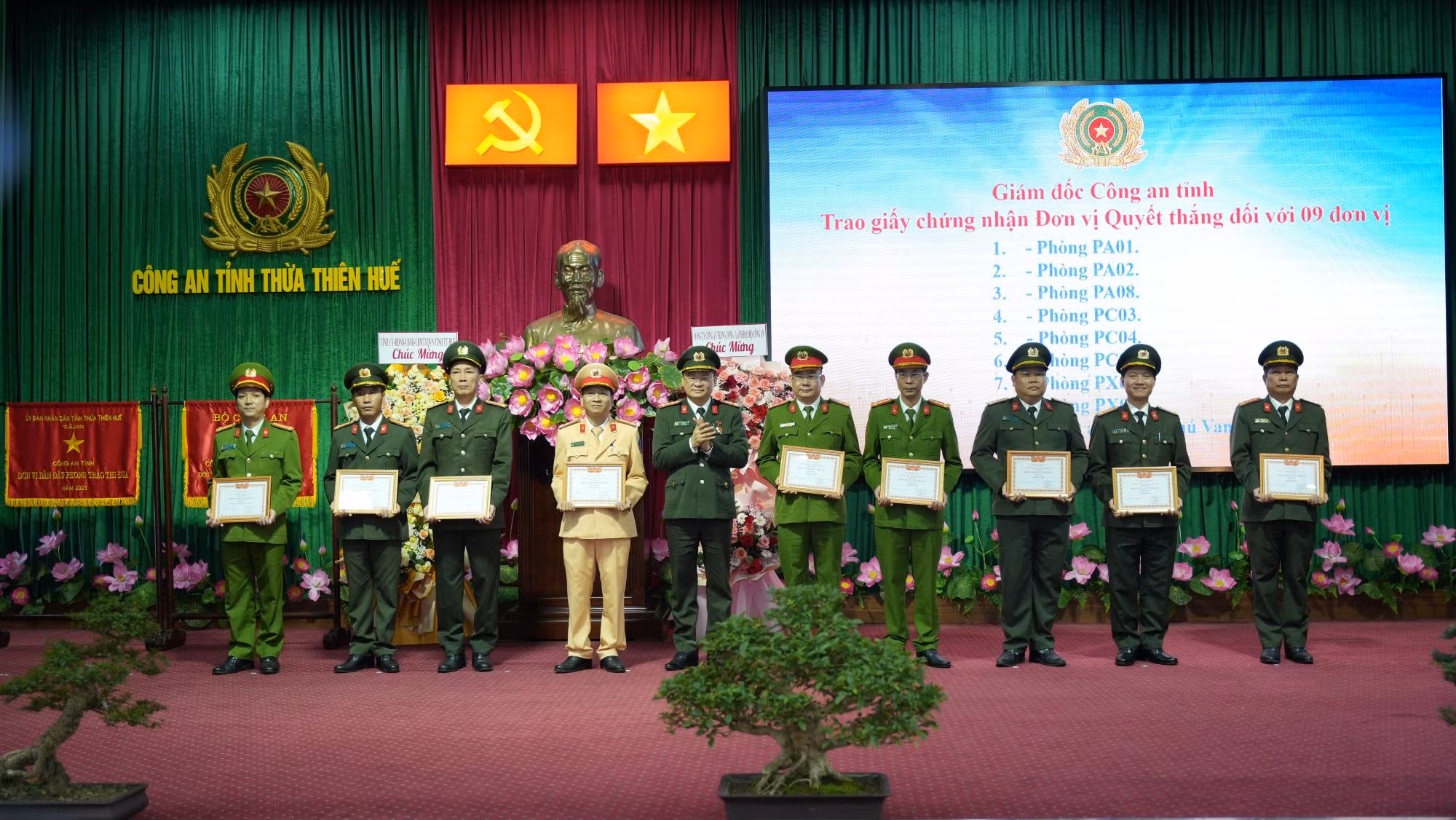 Công an Thừa Thiên Huế giữ vững ANTT, phục vụ hiệu quả mục tiêu đưa địa phương trở thành thành phố trực thuộc Trung ương -0