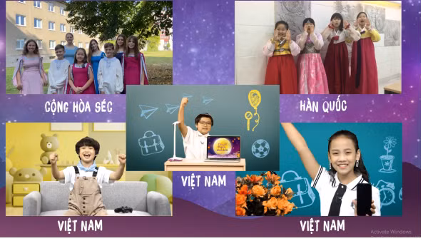 Cha con NSƯT Xuân Bắc cùng dàn sao vui Trung thu với thiếu nhi trong và ngoài nước